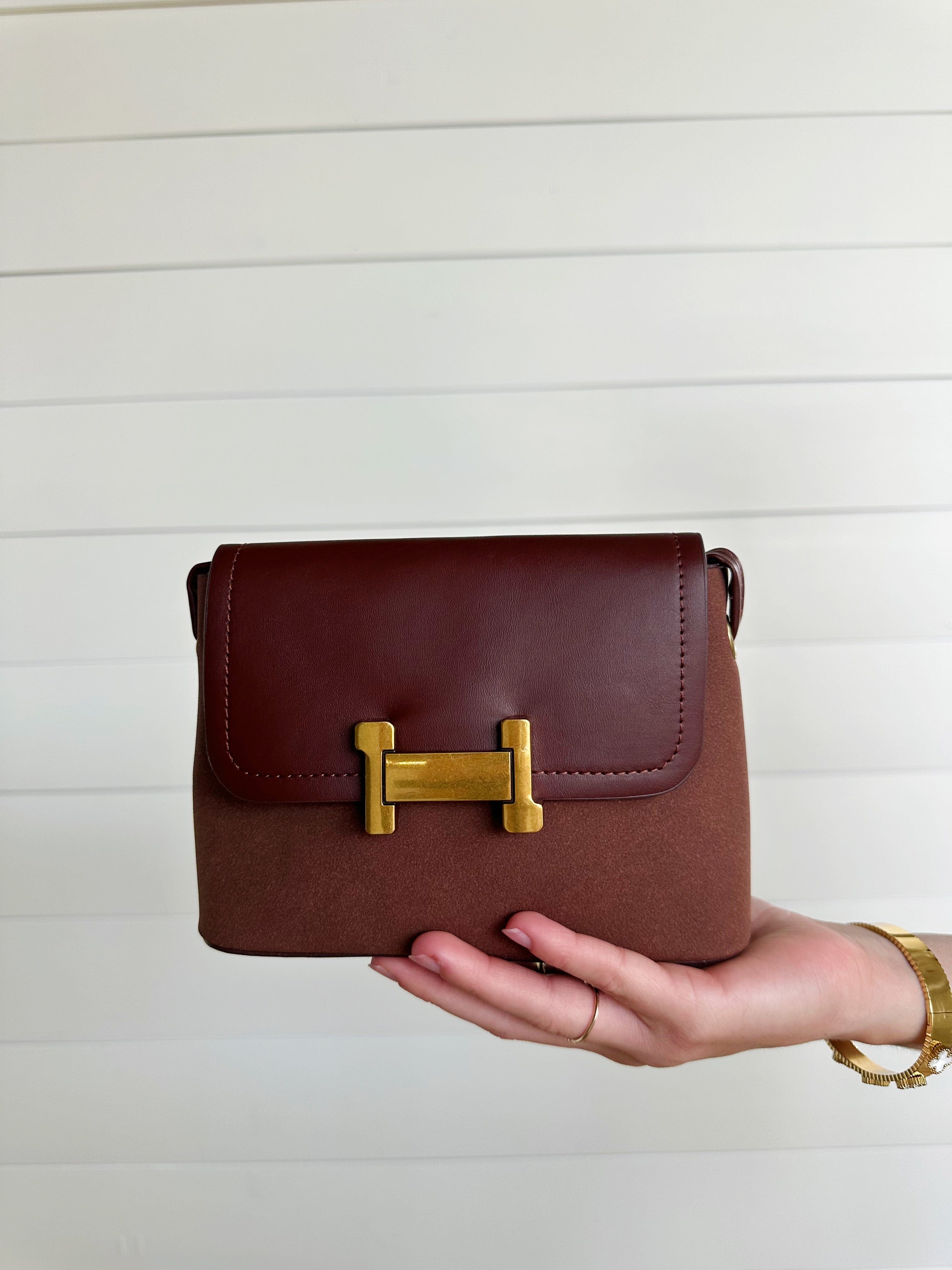 Faxu Leather Cross Body Bag - Infinity Raine