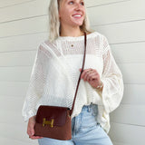 Faxu Leather Cross Body Bag - Infinity Raine