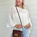 Faxu Leather Cross Body Bag - Infinity Raine