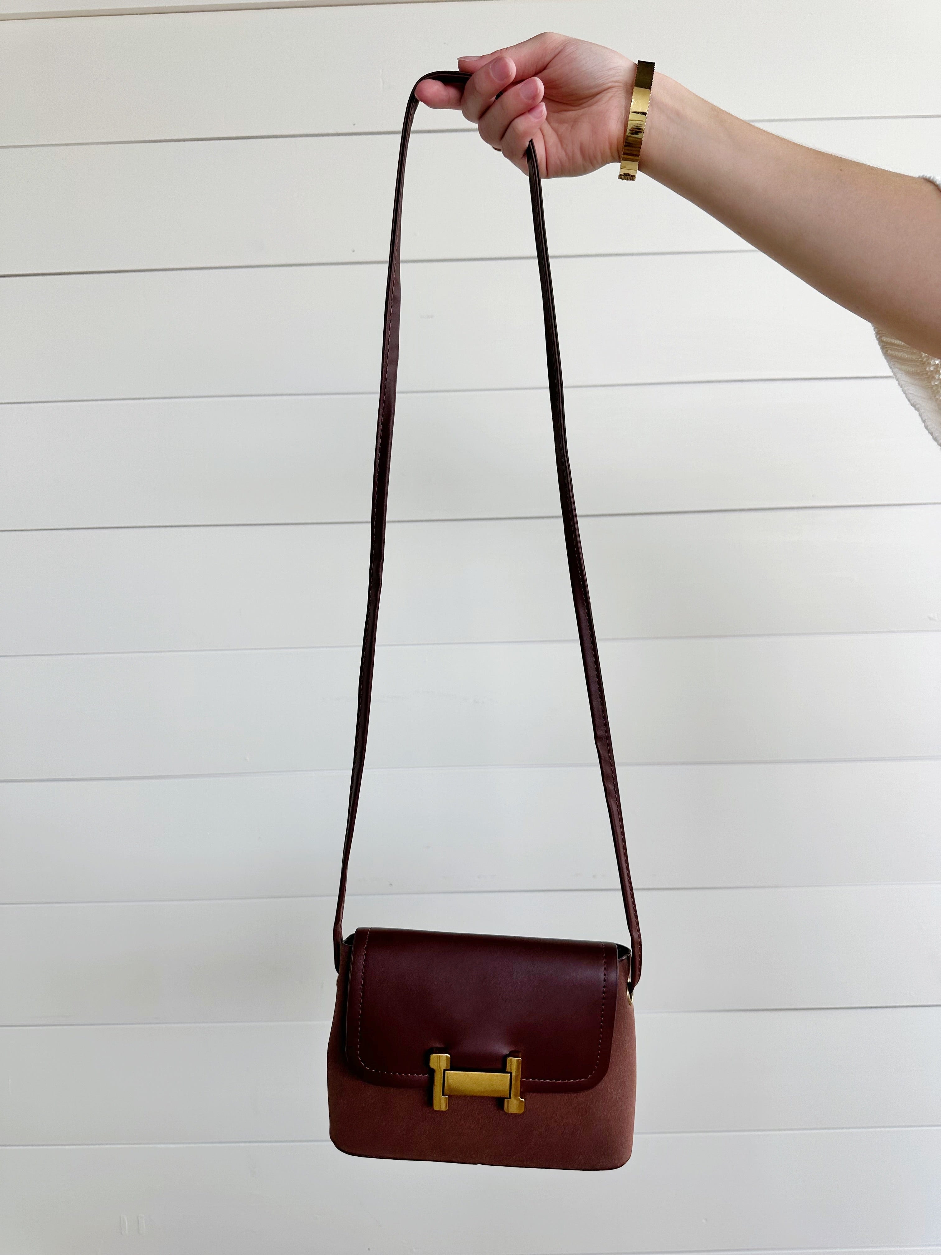 Faxu Leather Cross Body Bag - Infinity Raine