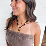 ACCITY Jewelry - Necklaces Leopard Bandana Chunky Charm Necklace In Gold 03978230
