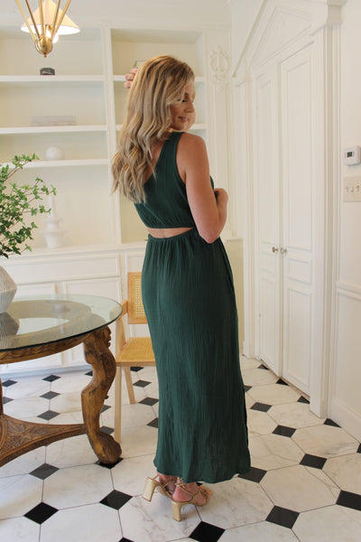 Darci Dress- Emerald - Infinity Raine