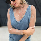 All Over Lace Top In Coffee - Infinity Raine