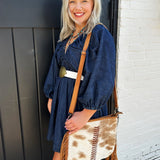 American Darling Cowhide Hair-On Leather Bag - Infinity Raine