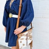 American Darling Cowhide Hair-On Leather Bag - Infinity Raine