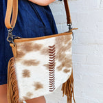 American Darling Cowhide Hair-On Leather Bag - Infinity Raine