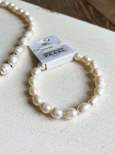 Freshwater Pearl Beaded Bracelet - Infinity Raine