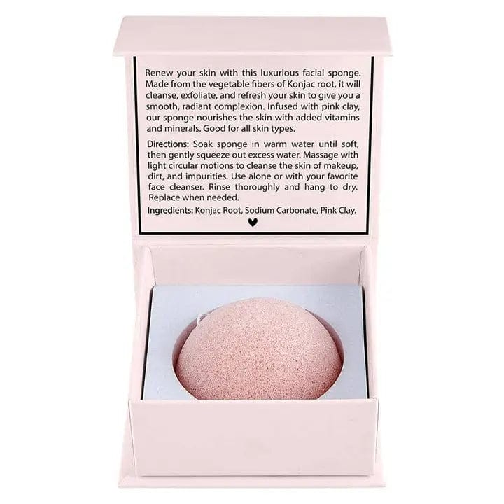 Bella Facial Konjac Sponge In Blush - Infinity Raine