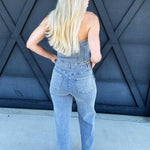 BABY PINK Jumpsuits & Rompers Strapless Denim Jumpsuit In Light