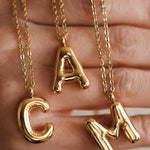 Balloon Bubble Initial Necklace - Infinity Raine
