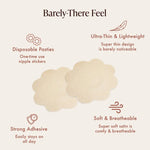 Bare Babe Disposable Satin Nipple Covers - Infinity Raine