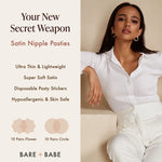 Bare Babe Disposable Satin Nipple Covers - Infinity Raine
