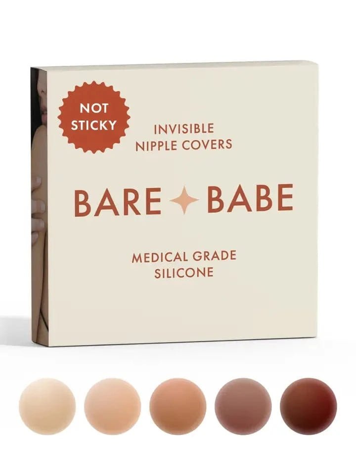 Bare Babe Non-Adhesive Creme Nipple Covers - Infinity Raine