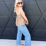 Barrel Jean Twist In Medium Denim - Infinity Raine