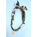 Handcrafted Scarf Interchangeable Charm Necklace - Infinity Raine