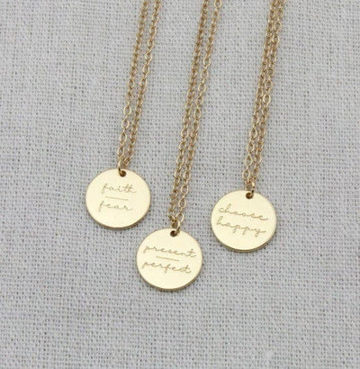 Faith Inspired Necklaces-Gold - Infinity Raine