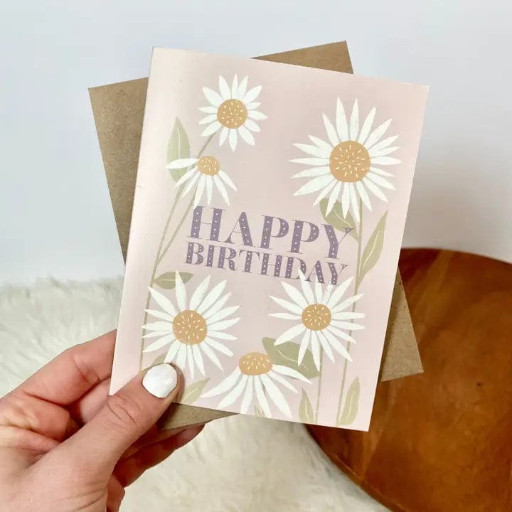 Big Moods Gift Cards Daisy Happy Birthday Card