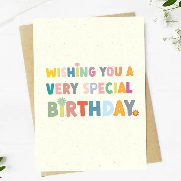 Wishing You A Special Birthday Card - Infinity Raine