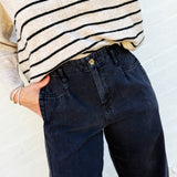 blu pepper Bottoms - Pants Barrel Capri Pants In Black
