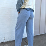 blu pepper Bottoms - Pants Denim Barrel Sweats In Light