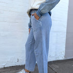 blu pepper Bottoms - Pants Denim Barrel Sweats In Light