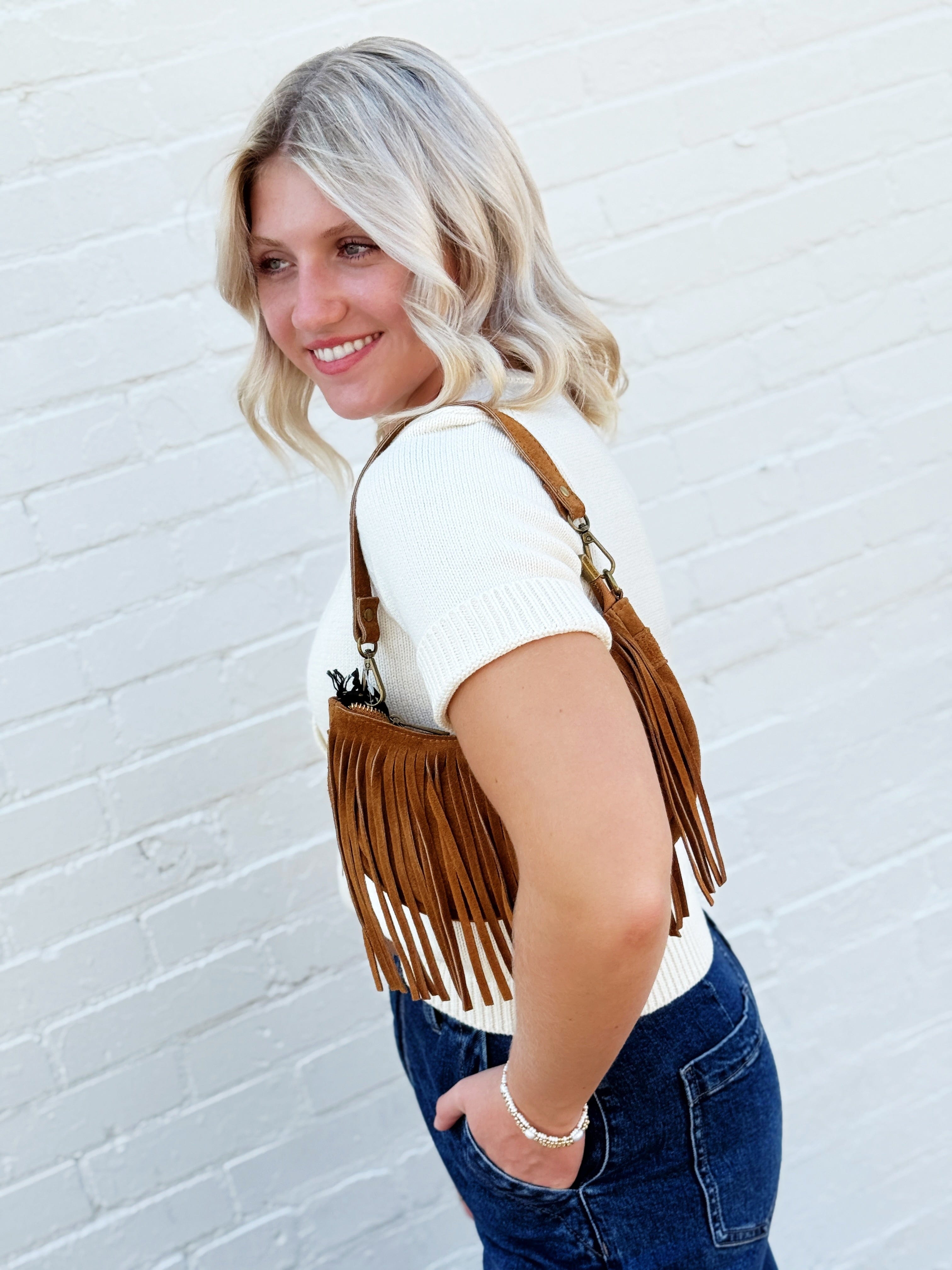 Short Sleeve Button Down Cardigan in Ivory - Infinity Raine