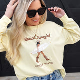 blu pepper Tops - Tees Coastal Cowgirl Long Sleeve In Butter Yellow