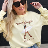 blu pepper Tops - Tees Coastal Cowgirl Long Sleeve In Butter Yellow