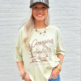 Cowgirls relaxed Tee In Oatmeal - Infinity Raine