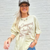 Cowgirls relaxed Tee In Oatmeal - Infinity Raine