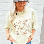 Cowgirls relaxed Tee In Oatmeal - Infinity Raine
