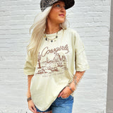Cowgirls relaxed Tee In Oatmeal - Infinity Raine