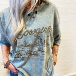 Cowgirls relaxed Tee In Olive - Infinity Raine
