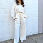 Bluivy Jumpsuits & Rompers Off The Shoulder Jumpsuit In Ecru