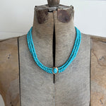 Bohemian Multi Strand Turquoise Bead Necklace - Infinity Raine