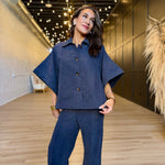 Bowie Trouser In Slate - Infinity Raine