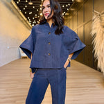 Bowie Trouser In Slate - Infinity Raine