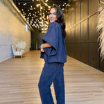 Bowie Trouser In Slate - Infinity Raine