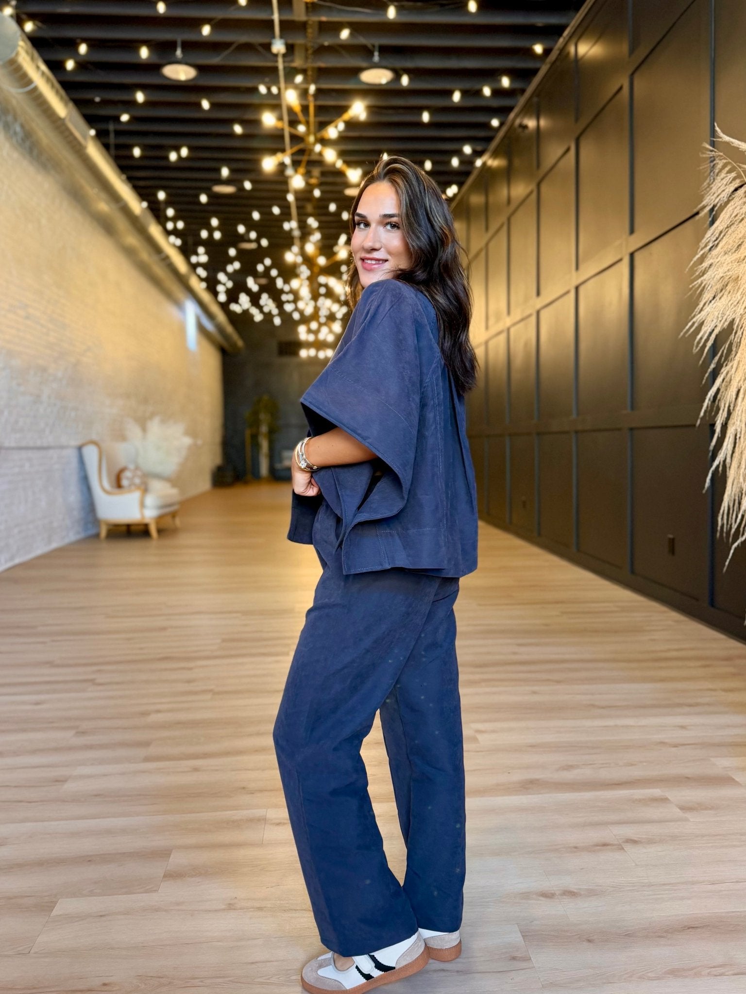Bowie Trouser In Slate - Infinity Raine