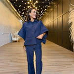 Bowie Trouser In Slate - Infinity Raine