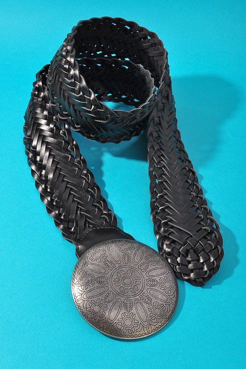 Braided Strap Boho Belt In Multi - Infinity Raine