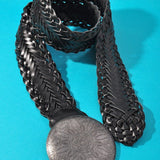 Braided Strap Boho Belt In Multi - Infinity Raine