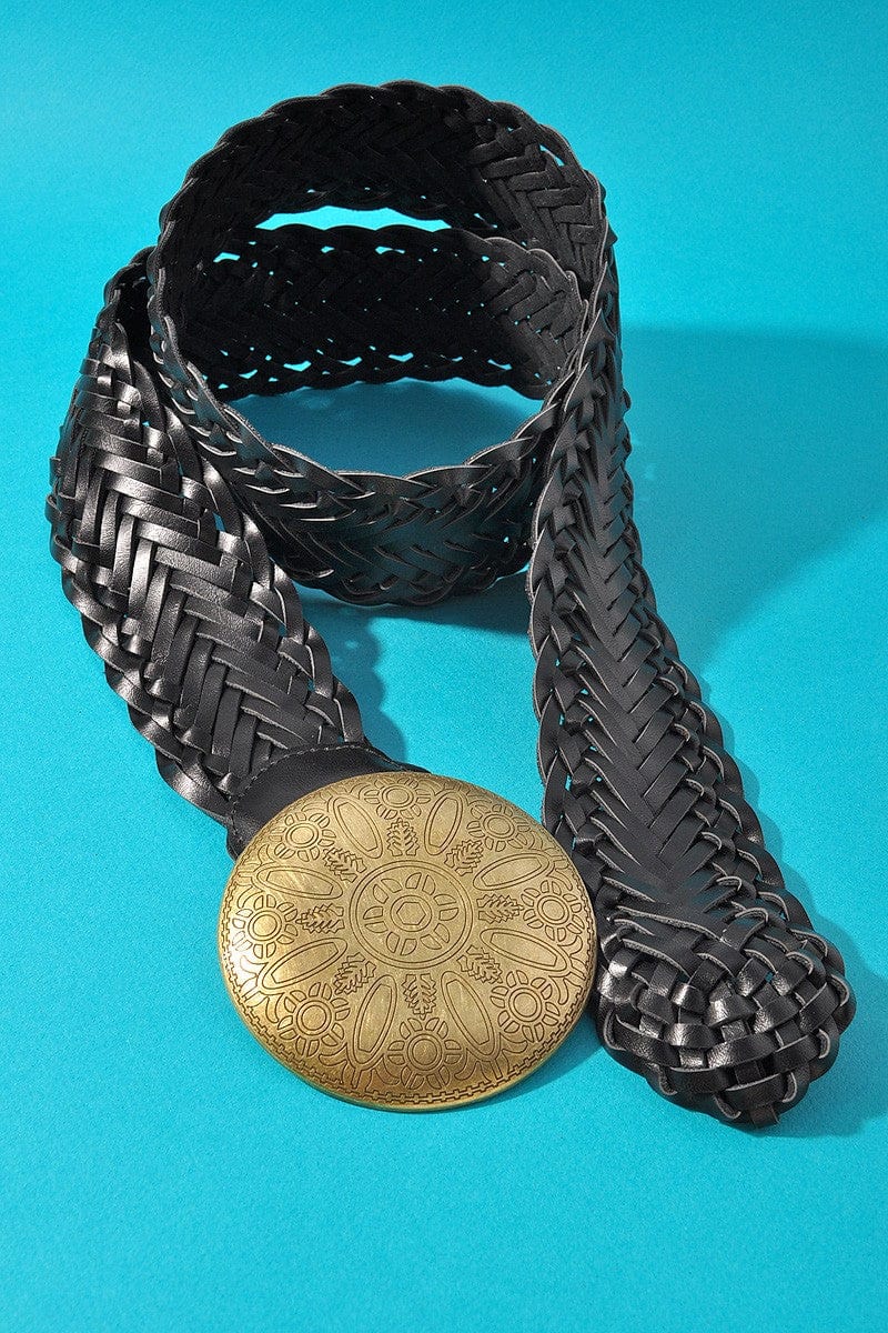 Braided Strap Boho Belt In Multi - Infinity Raine