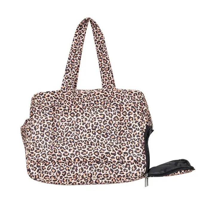 Brown Leopard Overnight Bag - Infinity Raine