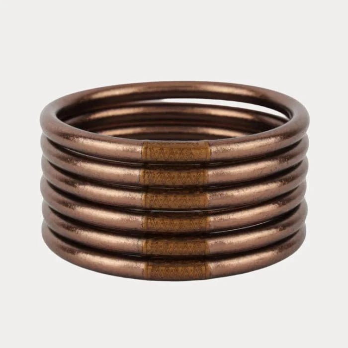 BuDhaGirl All Weather Bangles In Meteorite - Infinity Raine