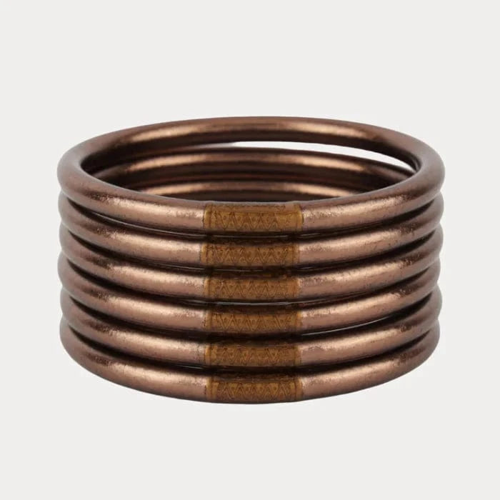 BuDhaGirl All Weather Bangles In Meteorite - Infinity Raine
