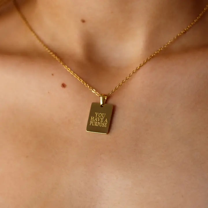 You Have A Purpose Pendant Necklace - Infinity Raine