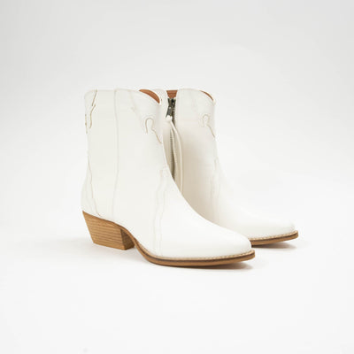Ramsey Western Boot-White - Infinity Raine