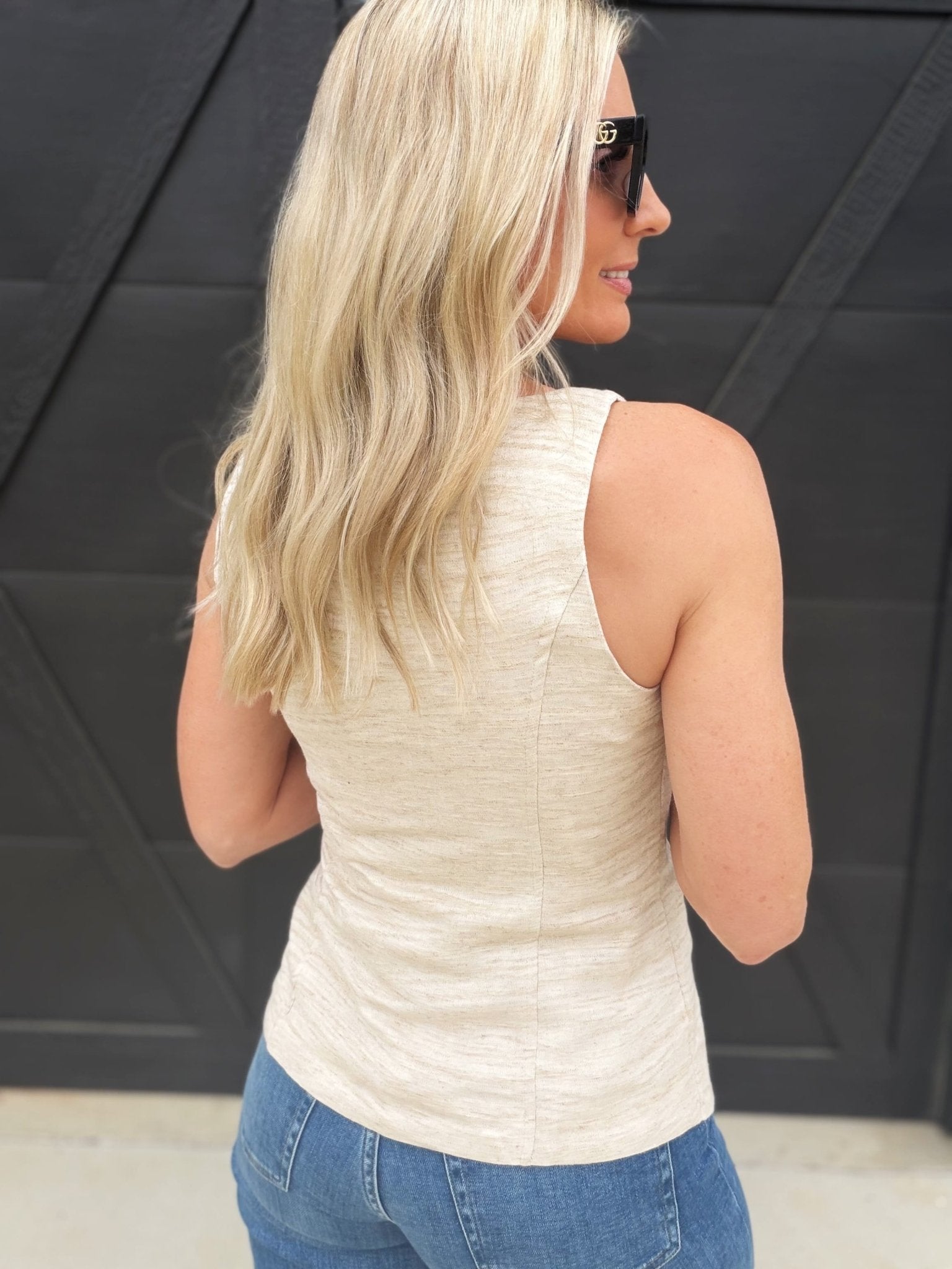 Celine Top In Natural - Infinity Raine