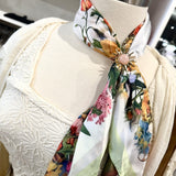 Chic Accent Scarf- Face Of The Sun With Sun Brooch - Infinity Raine